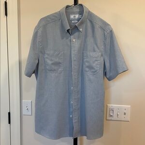 Southern Tide Light Blue Short-Sleeve Button-Down Shirt
